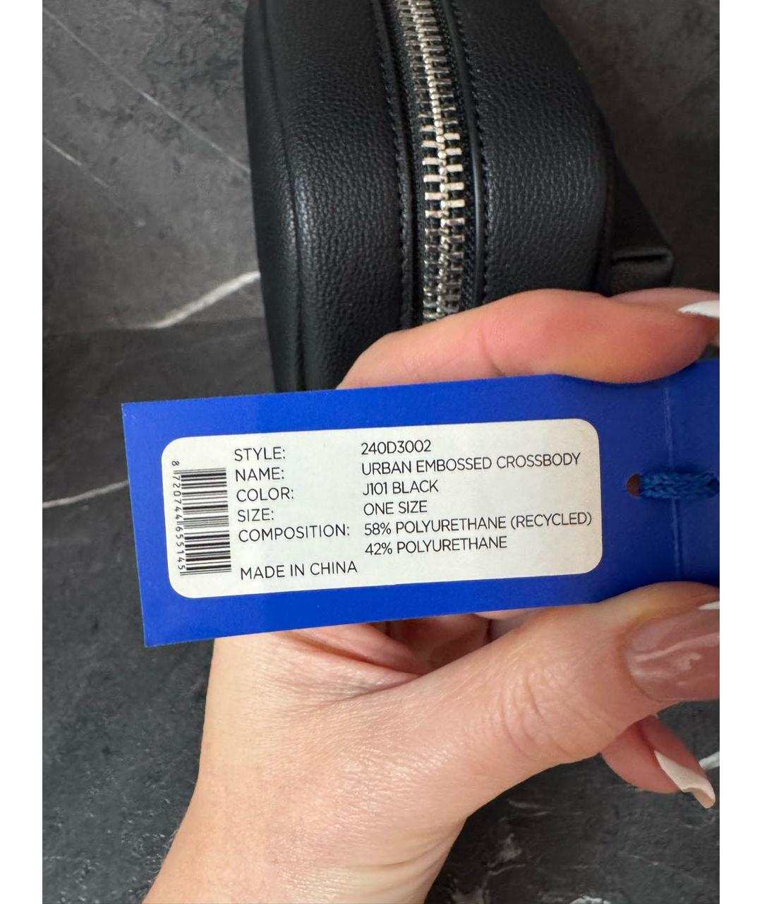 KARL LAGERFELD Черная сумка на плечо из искусственной кожи, фото 8