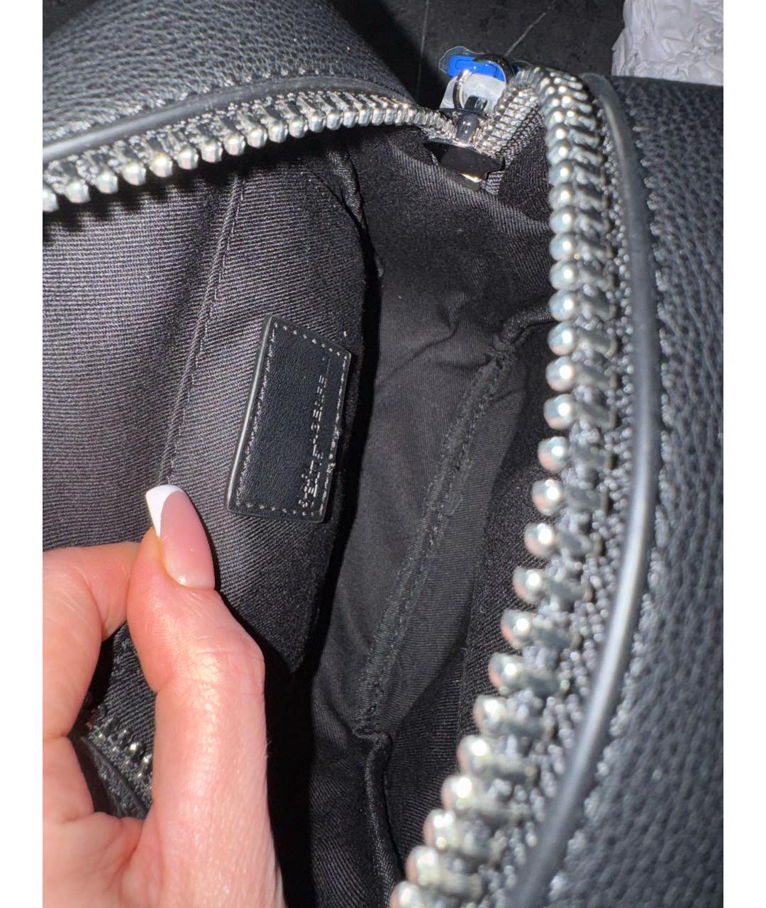 KARL LAGERFELD Черная сумка на плечо из искусственной кожи, фото 4