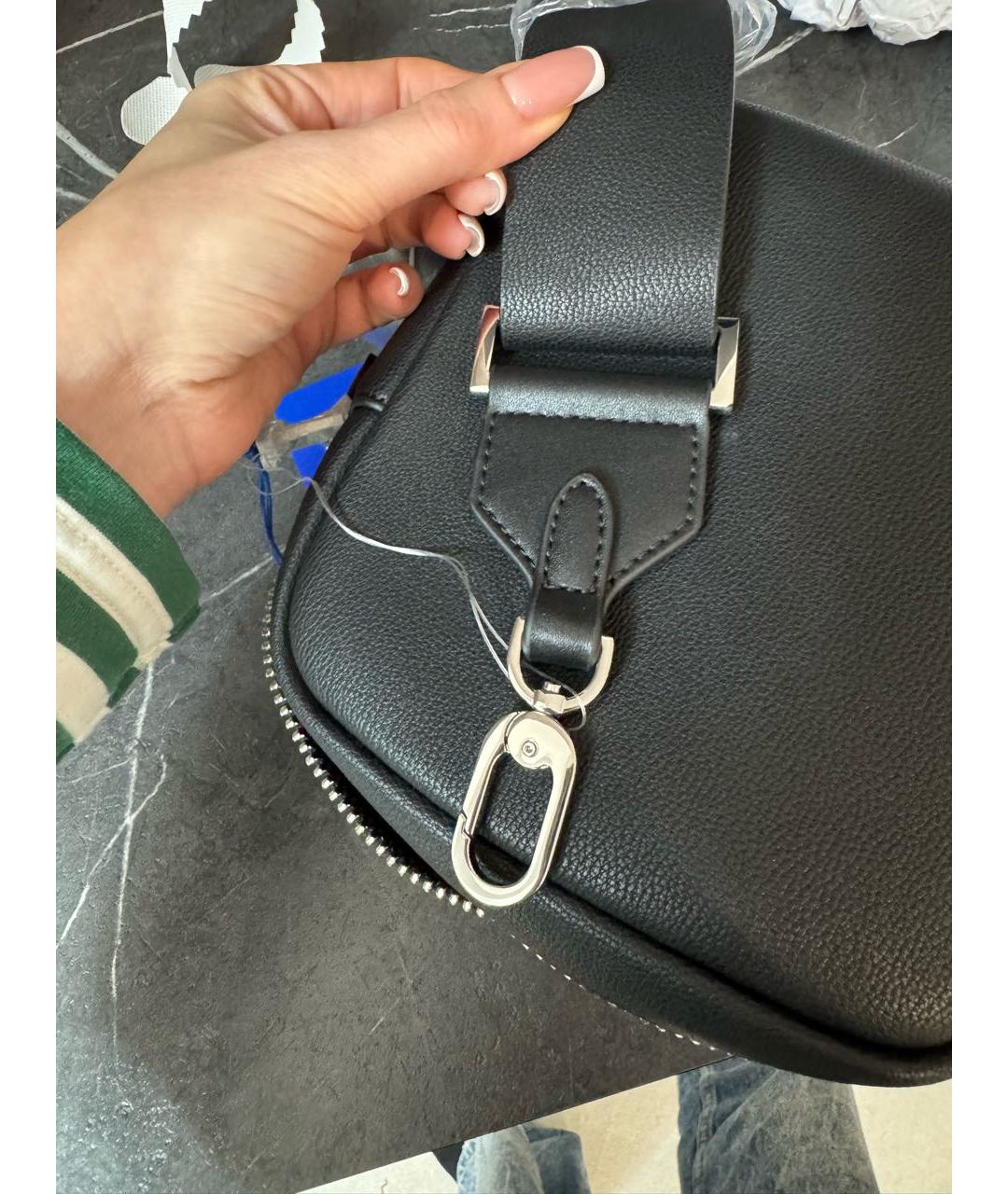 KARL LAGERFELD Черная сумка на плечо из искусственной кожи, фото 5