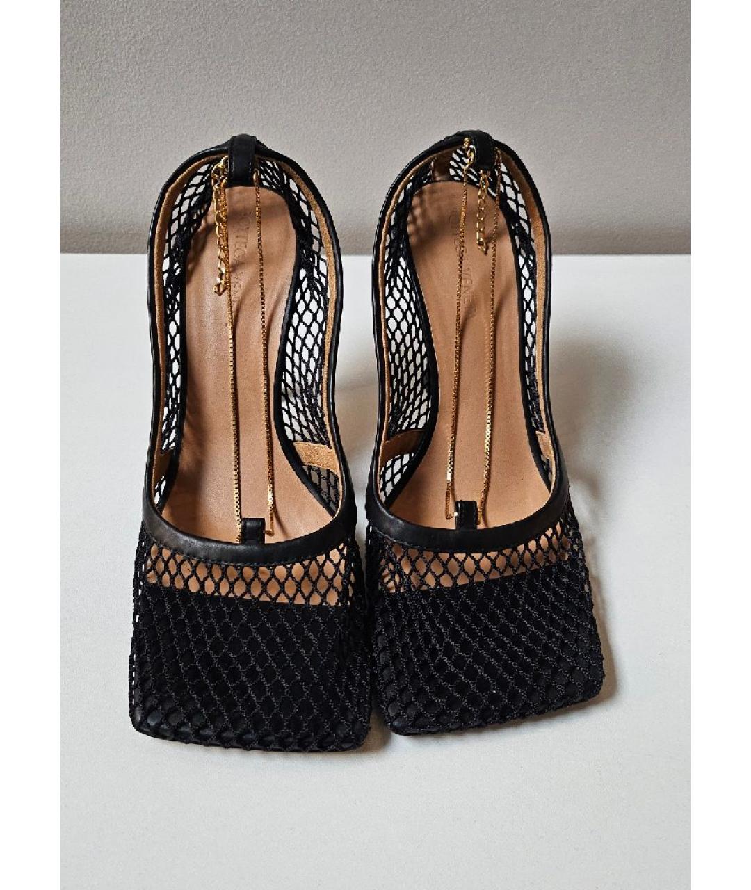 BOTTEGA VENETA Черные текстильные туфли, фото 2