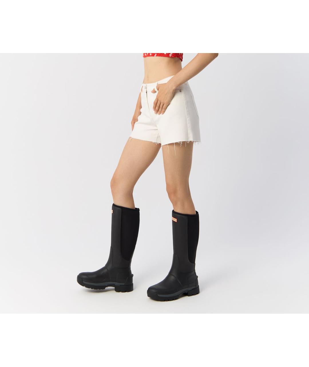 HUNTER Черные резиновые сапоги, фото 4