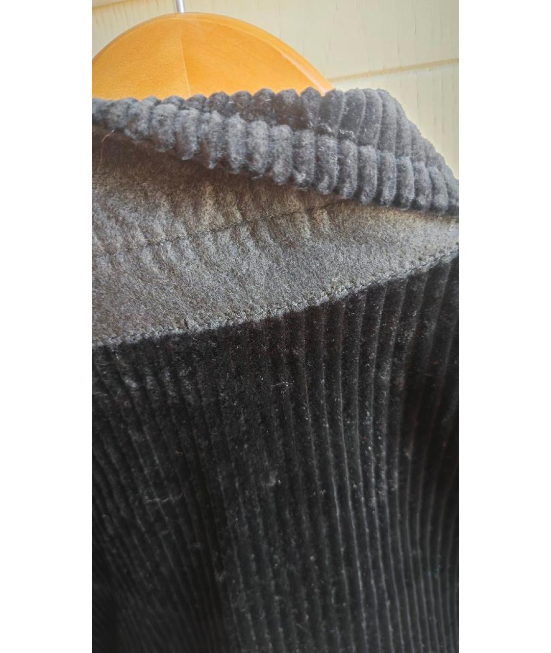 SANDRO Черный хлопковый жакет/пиджак, фото 9