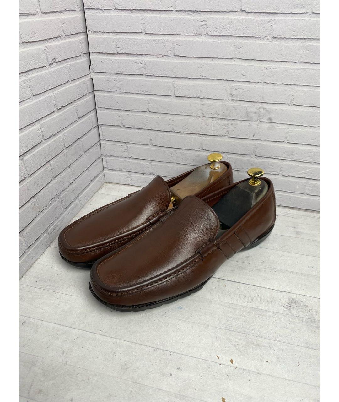 PREMIATA Коричневые кожаные лоферы, фото 5