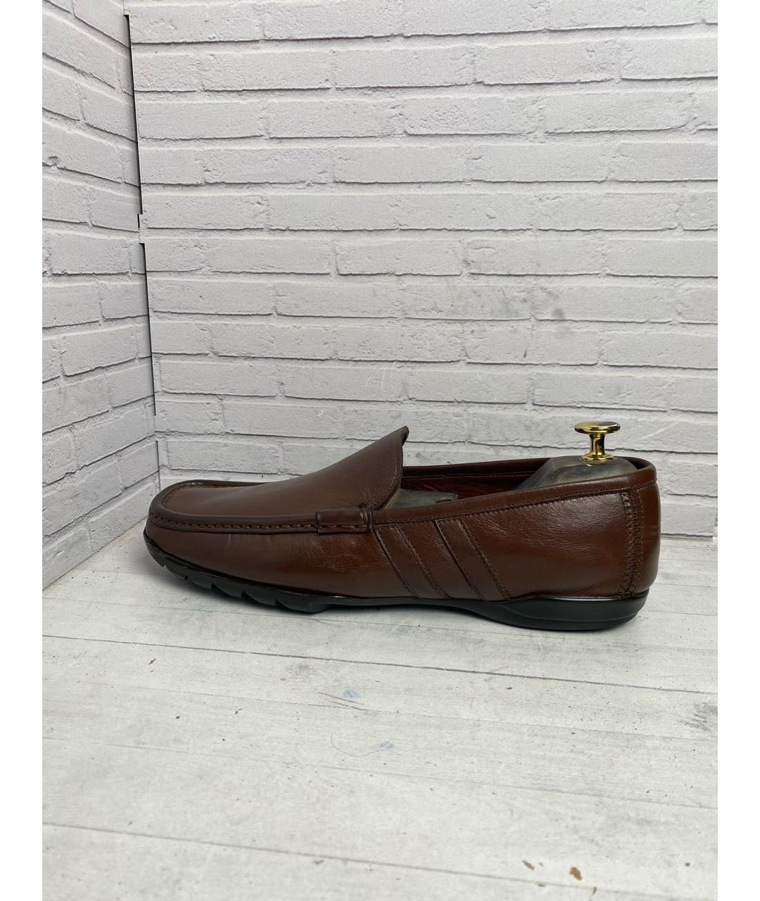 PREMIATA Коричневые кожаные лоферы, фото 7