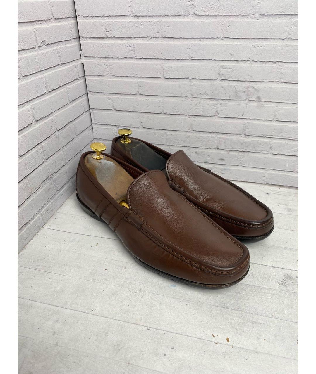 PREMIATA Коричневые кожаные лоферы, фото 6