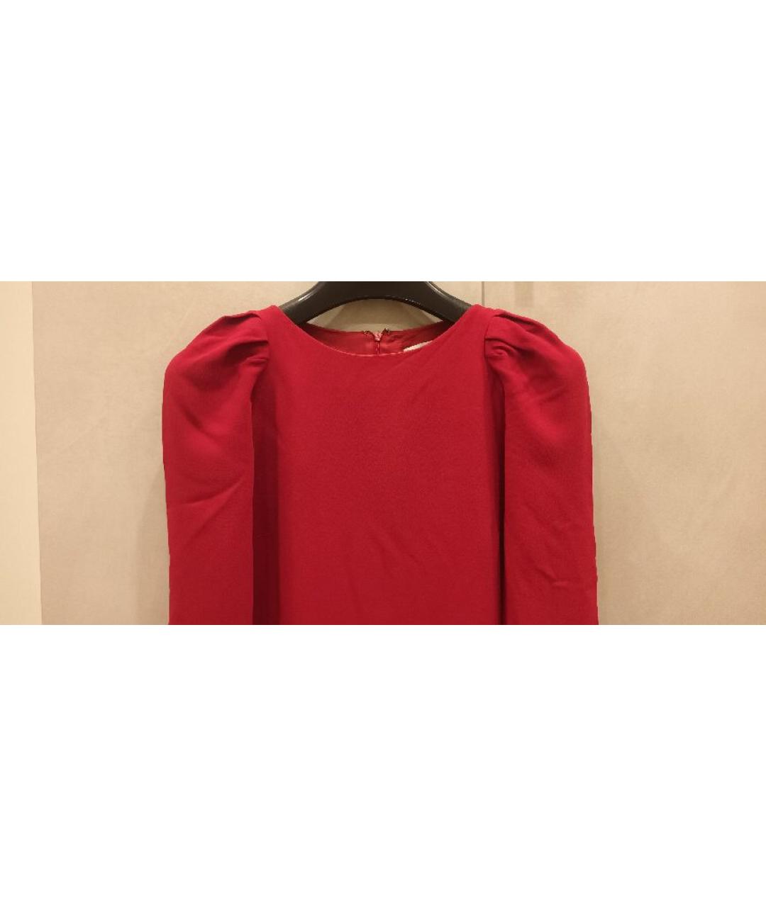 VALENTINO Красное коктейльное платье, фото 3