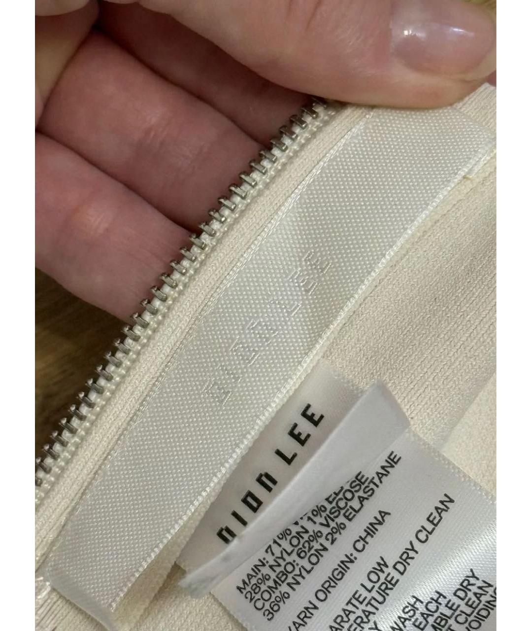 DION LEE Белый хлопковый сарафан, фото 6