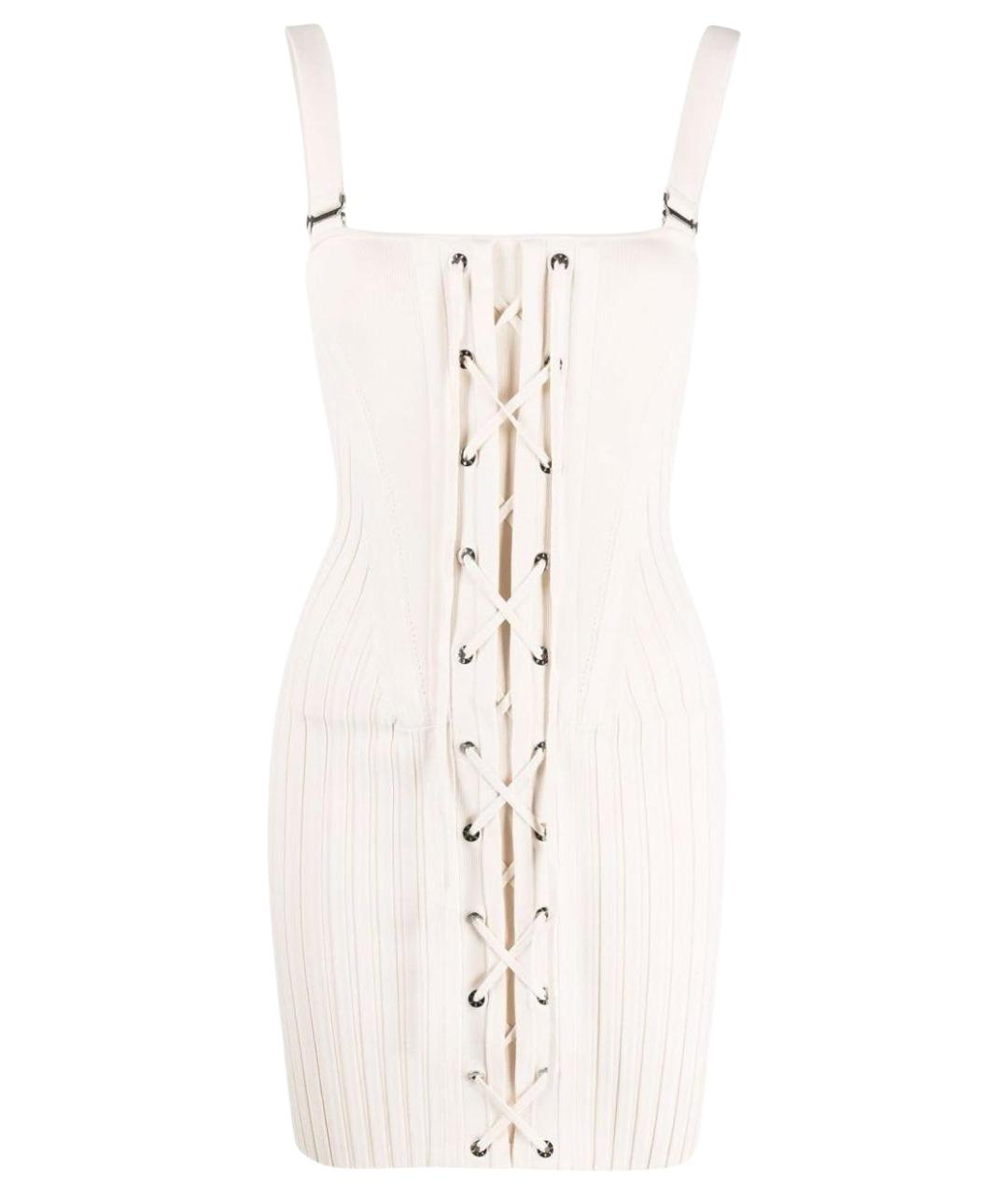 DION LEE Белый хлопковый сарафан, фото 1