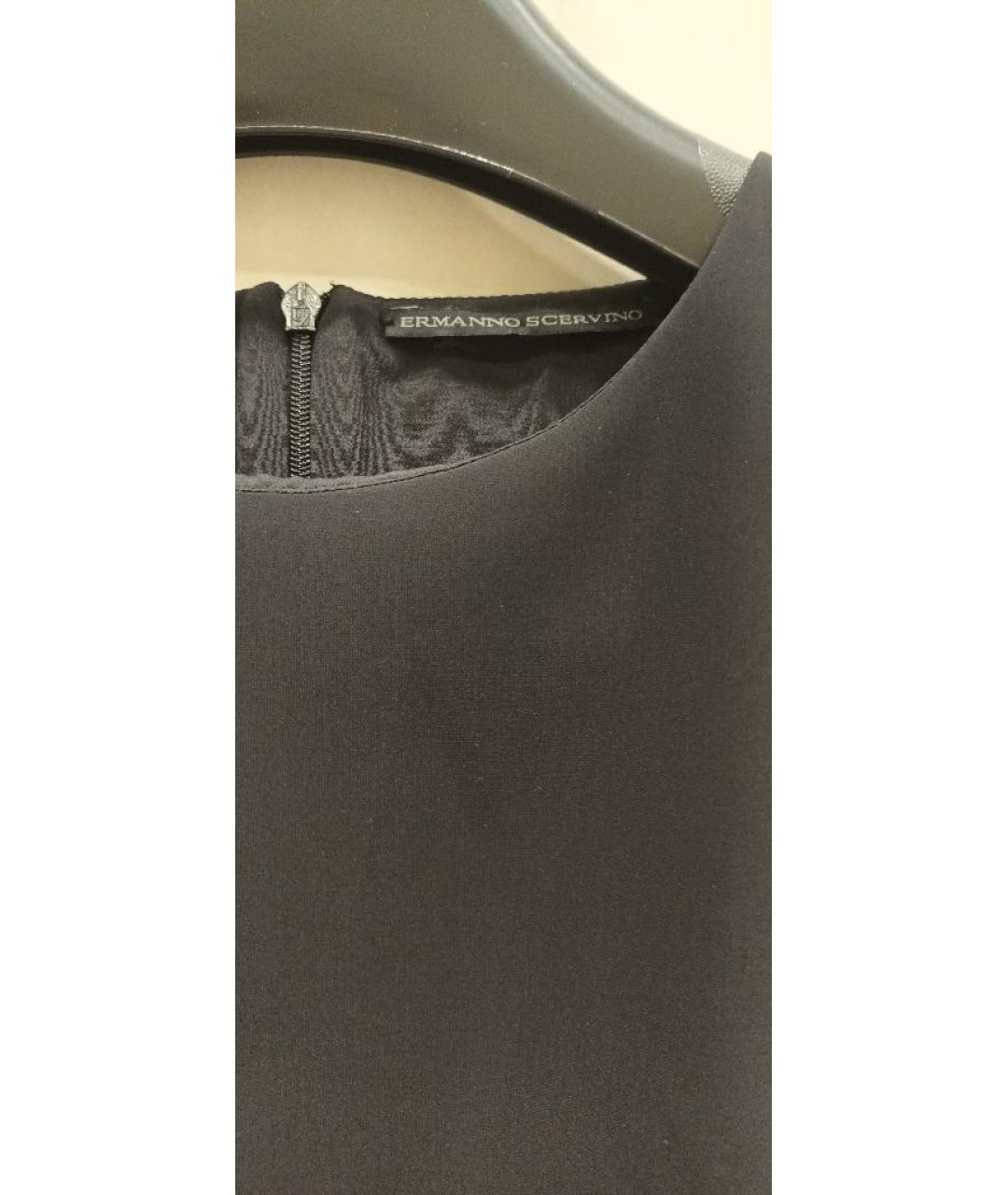 ERMANNO SCERVINO Черное повседневное платье, фото 4