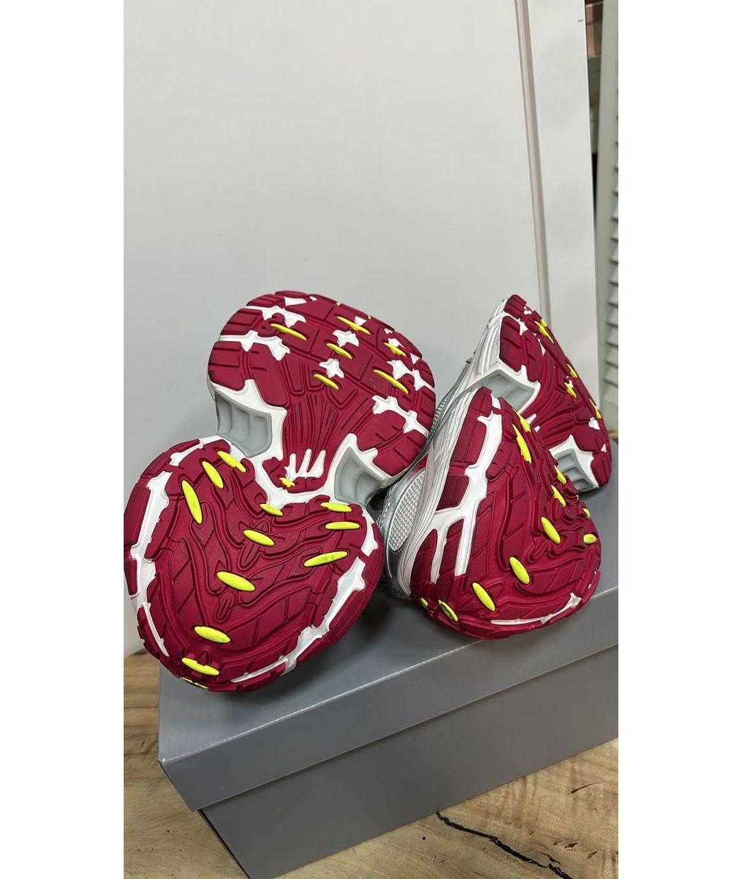 BALENCIAGA Белые текстильные кроссовки, фото 5