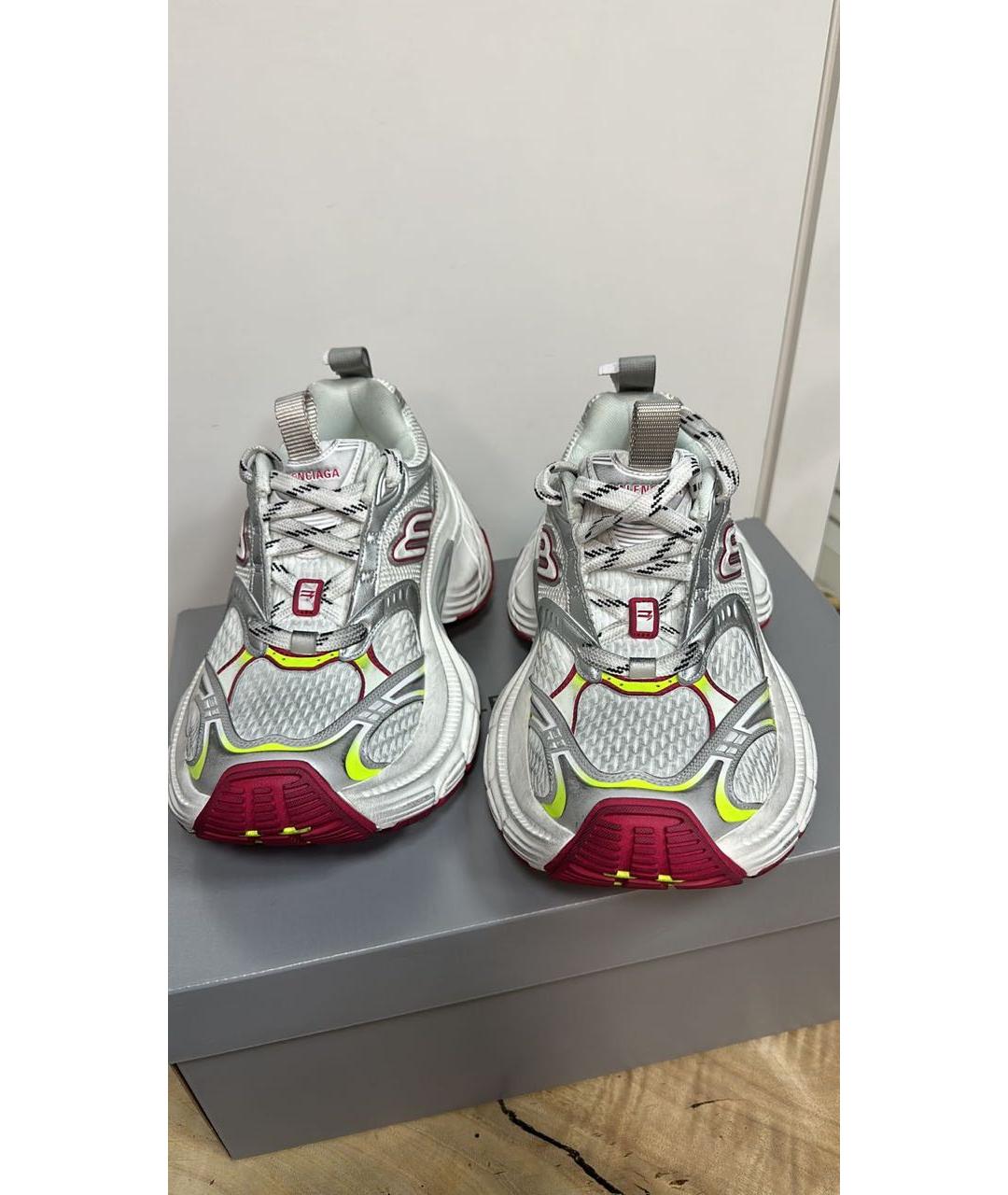 BALENCIAGA Белые текстильные кроссовки, фото 2