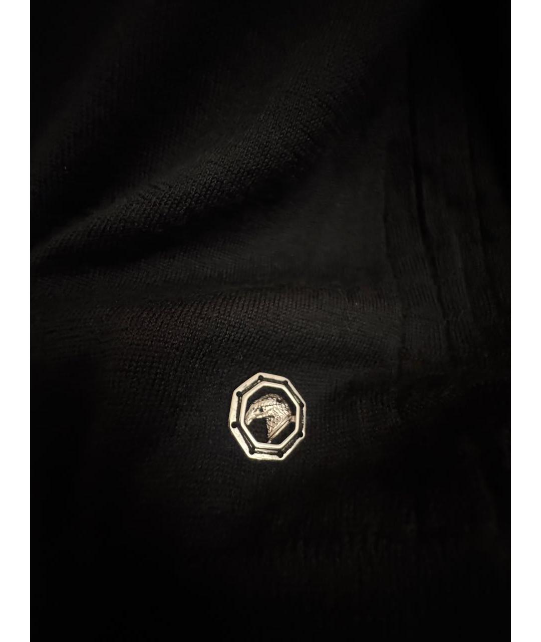 STEFANO RICCI Черный кашемировый джемпер / свитер, фото 4