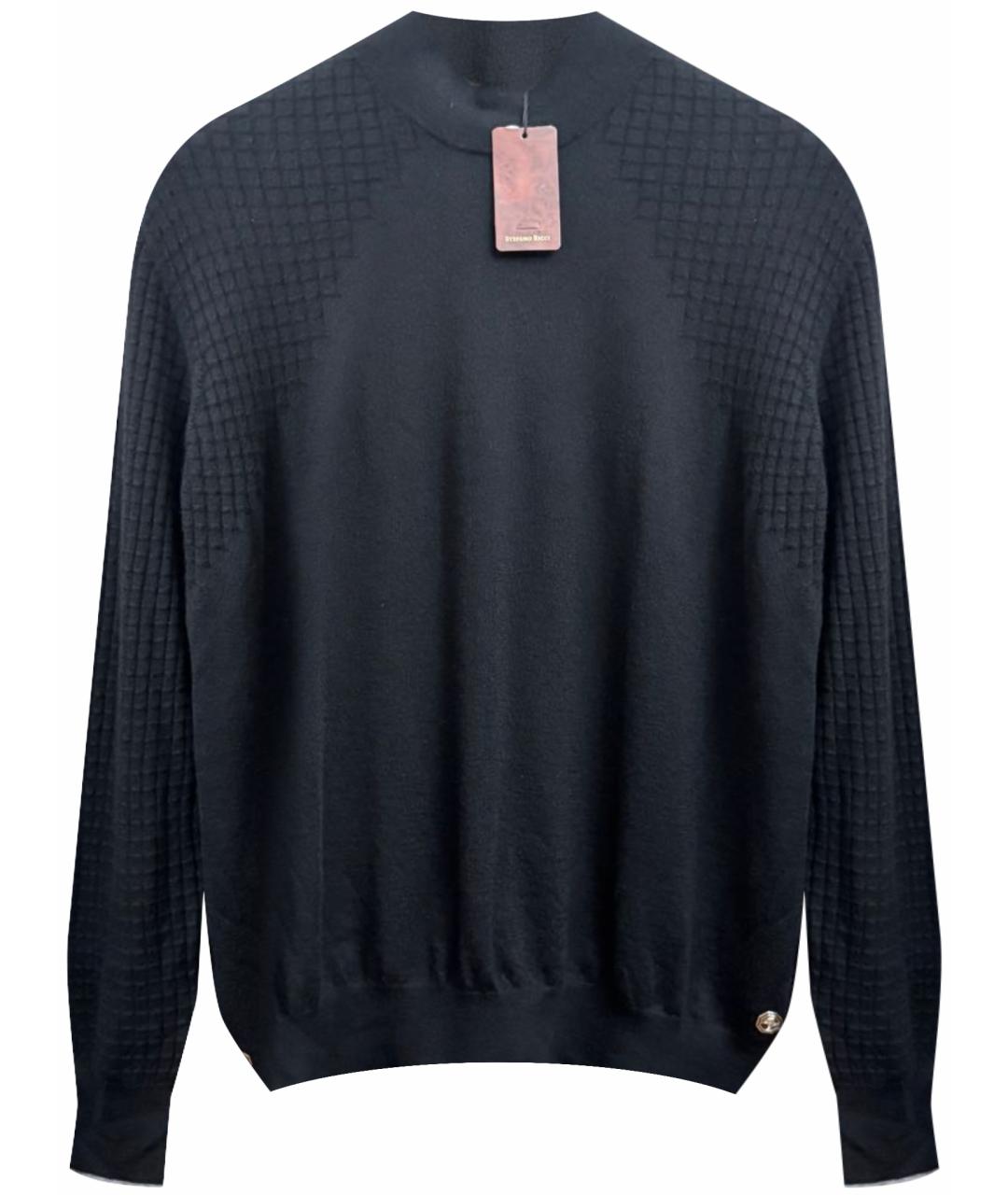 STEFANO RICCI Черный кашемировый джемпер / свитер, фото 1