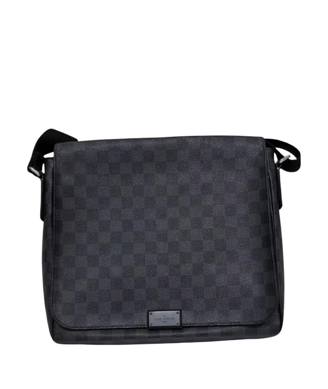 LOUIS VUITTON Антрацитовая сумка на плечо, фото 1