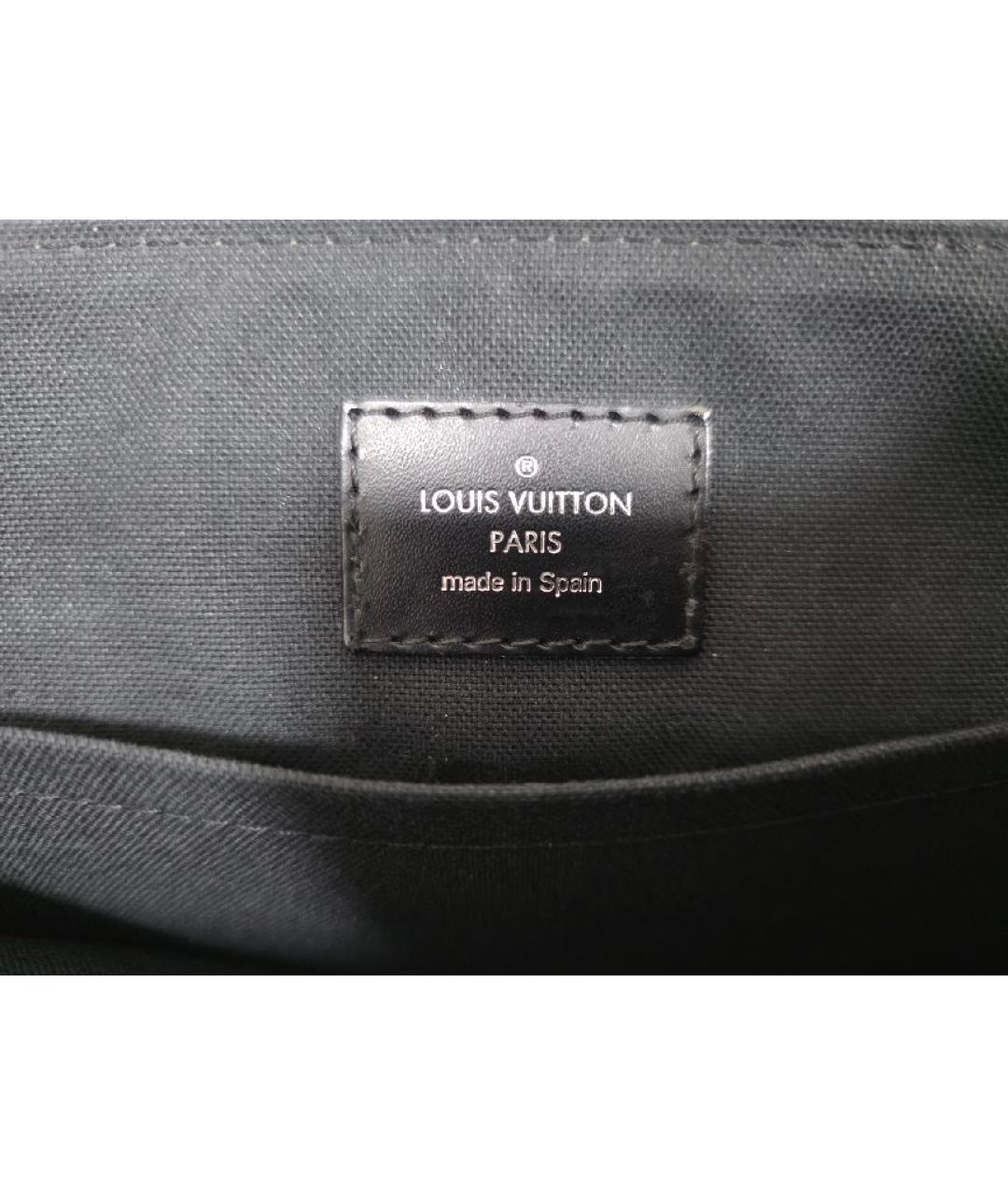 LOUIS VUITTON Антрацитовая сумка на плечо, фото 6