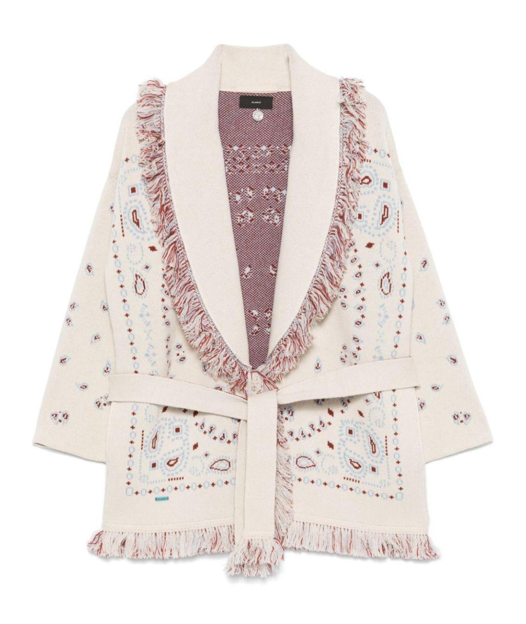 ALANUI Бежевый кашемировый кардиган, фото 1