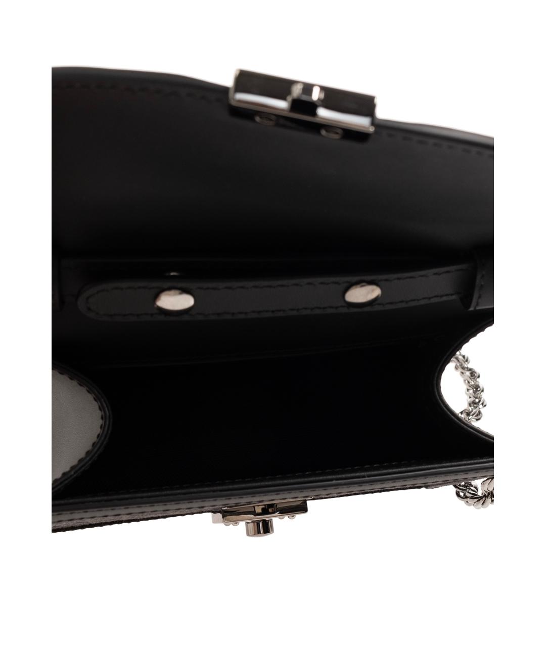 GUCCI Черная тканевая сумка через плечо, фото 5