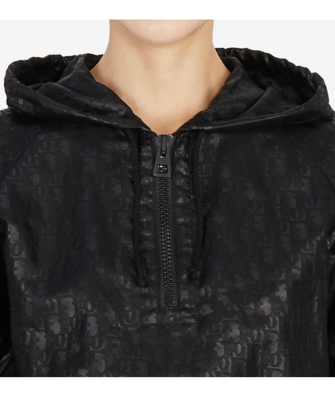 CHRISTIAN DIOR Черное полиэстеровое повседневное платье, фото 5