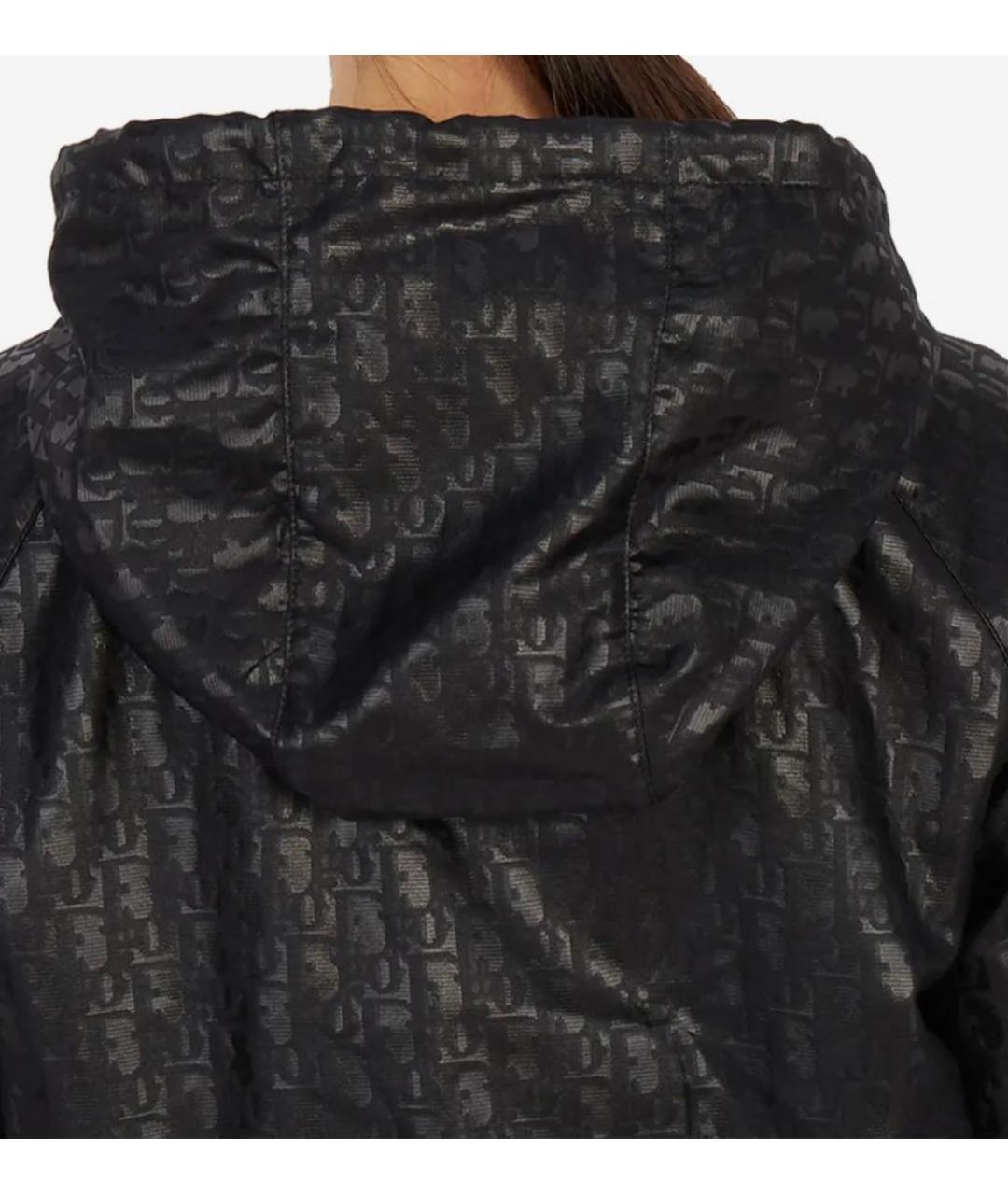 CHRISTIAN DIOR Черное полиэстеровое повседневное платье, фото 6