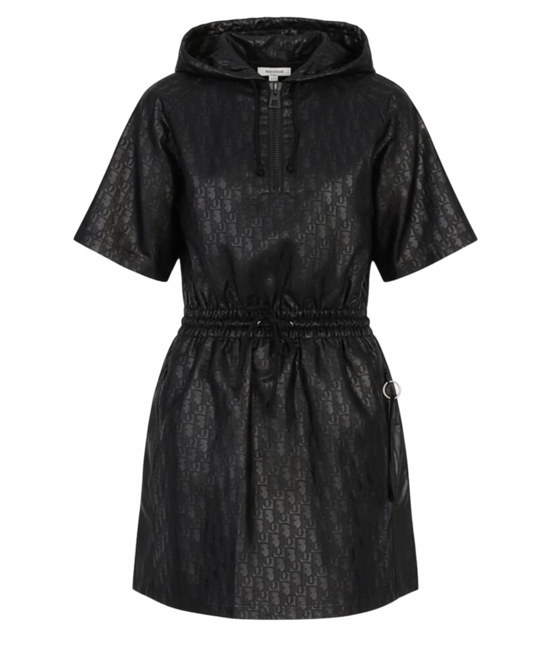 CHRISTIAN DIOR Черное полиэстеровое повседневное платье, фото 1