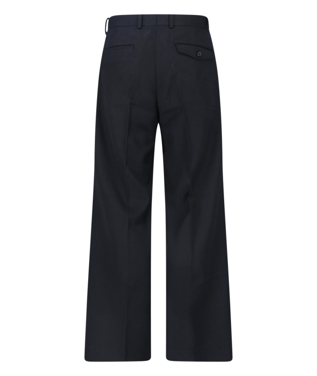 TONYWACK Черные шерстяные повседневные брюки, фото 2