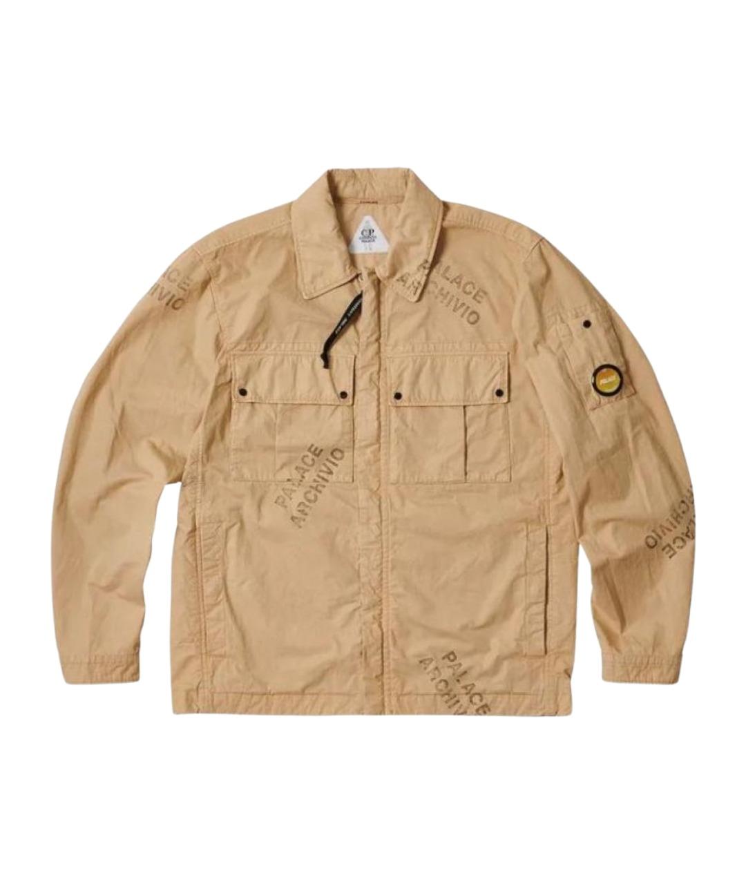 CP COMPANY Бежевая хлопковая куртка, фото 1
