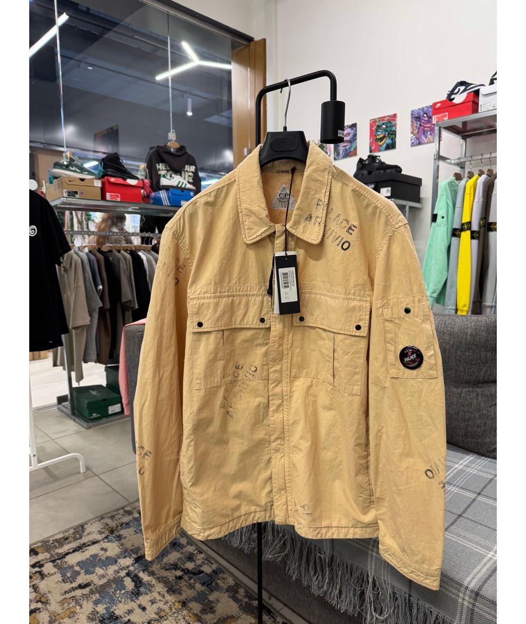 CP COMPANY Бежевая хлопковая куртка, фото 3