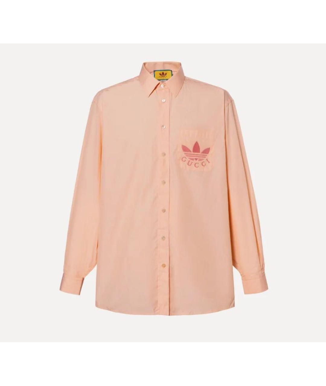 GUCCI Розовая хлопковая рубашка, фото 2