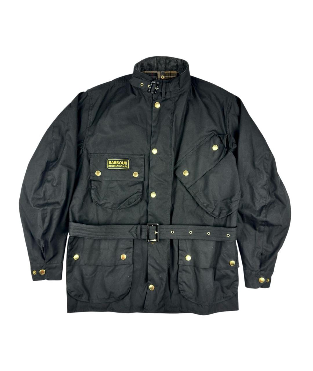 BARBOUR Черная хлопковая куртка, фото 8