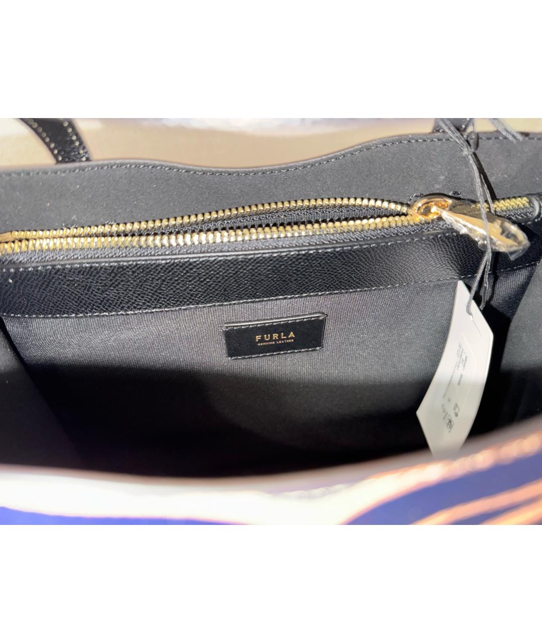 FURLA Мульти кожаная сумка с короткими ручками, фото 4