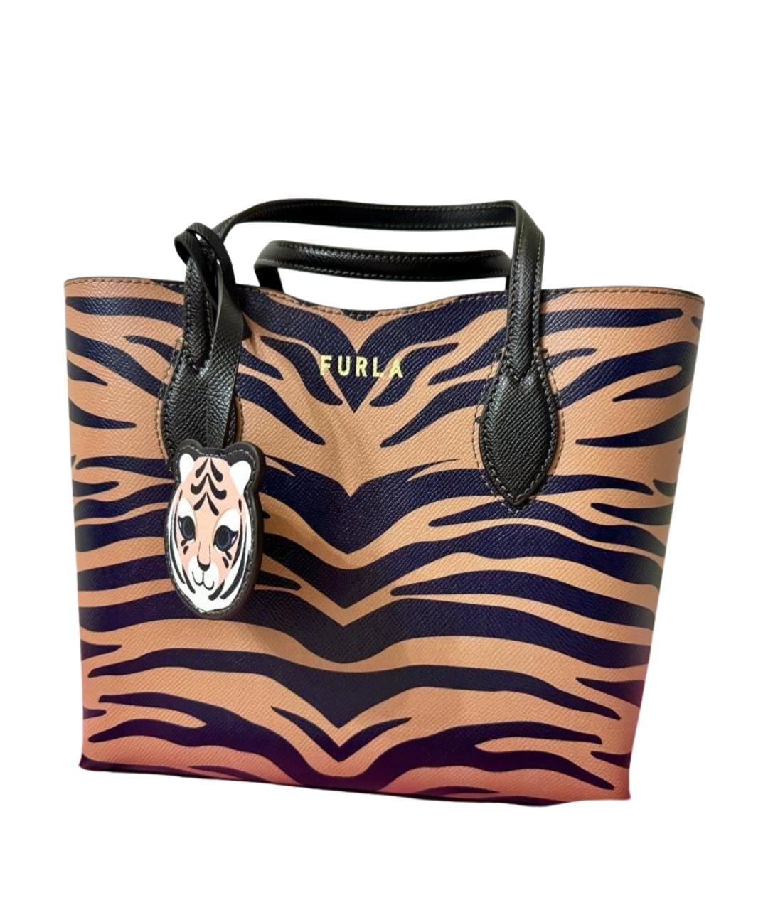 FURLA Мульти кожаная сумка с короткими ручками, фото 1