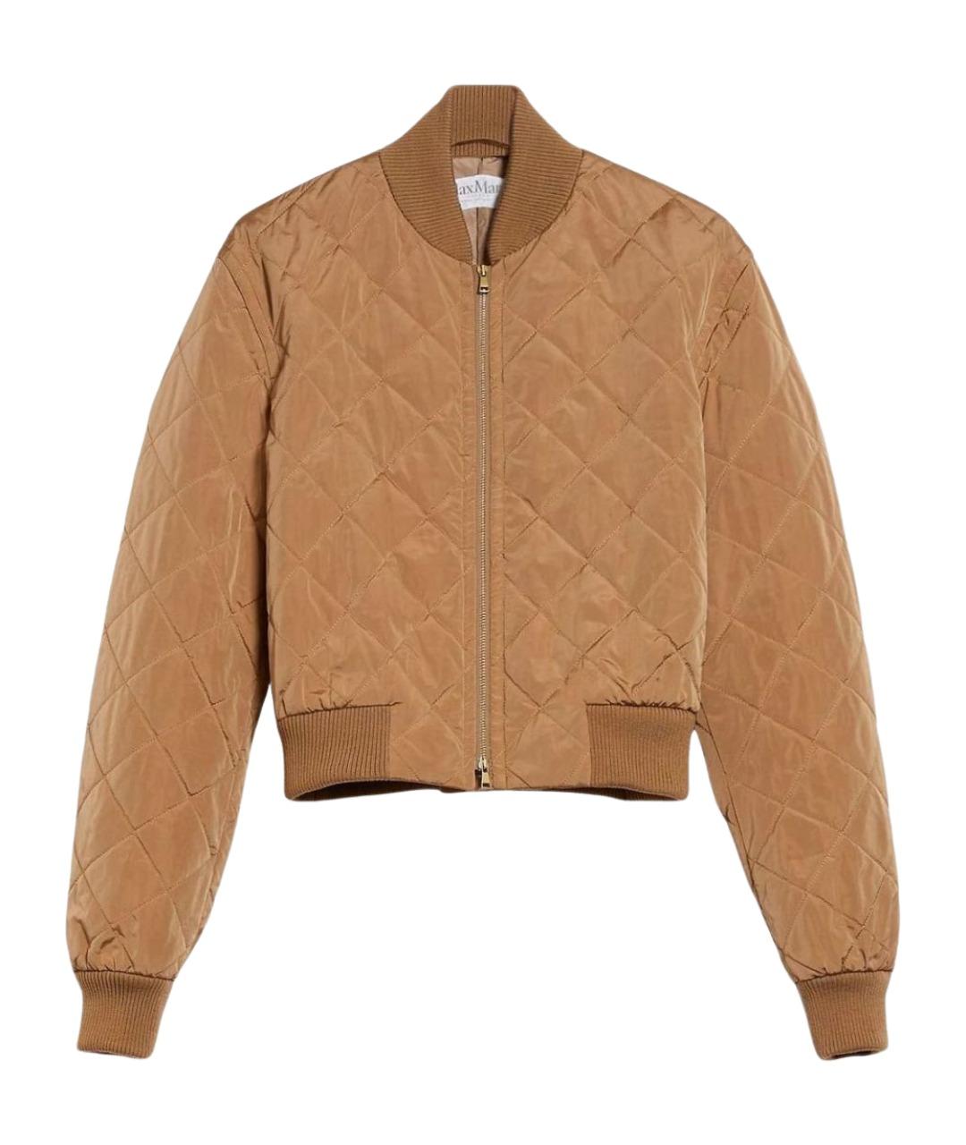 MAX MARA Бежевая хлопковая куртка, фото 1