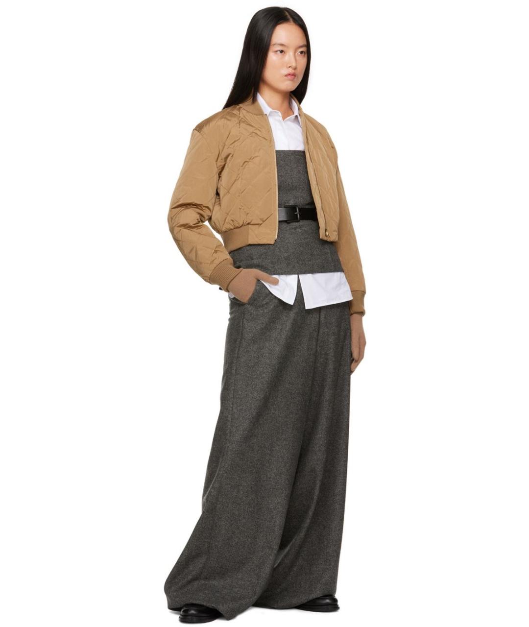 MAX MARA Бежевая хлопковая куртка, фото 2