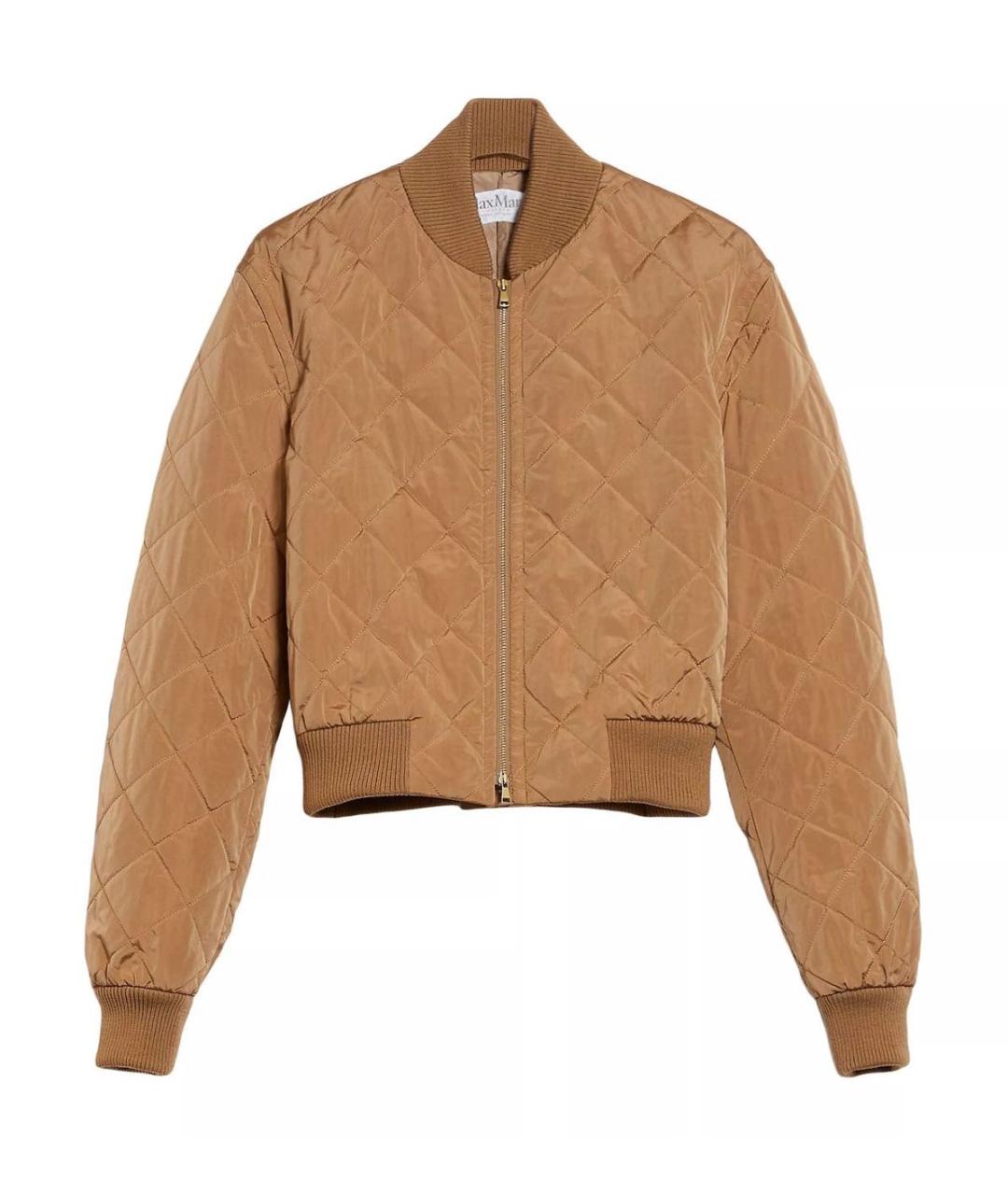 MAX MARA Бежевая хлопковая куртка, фото 3