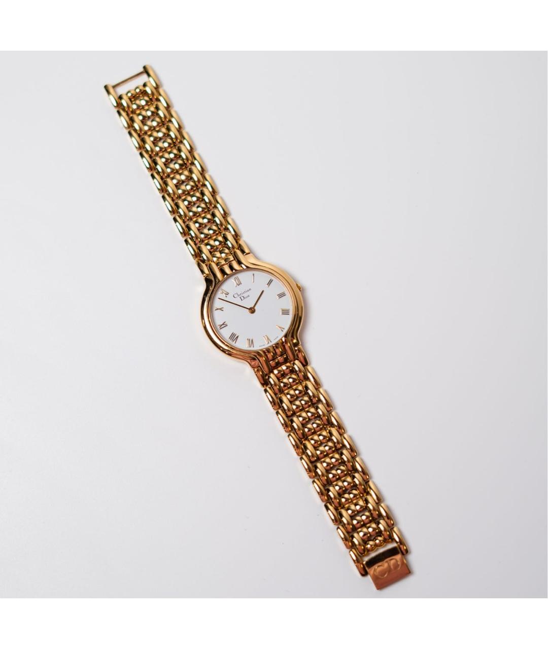 CHRISTIAN DIOR Золотые позолоченные часы, фото 6