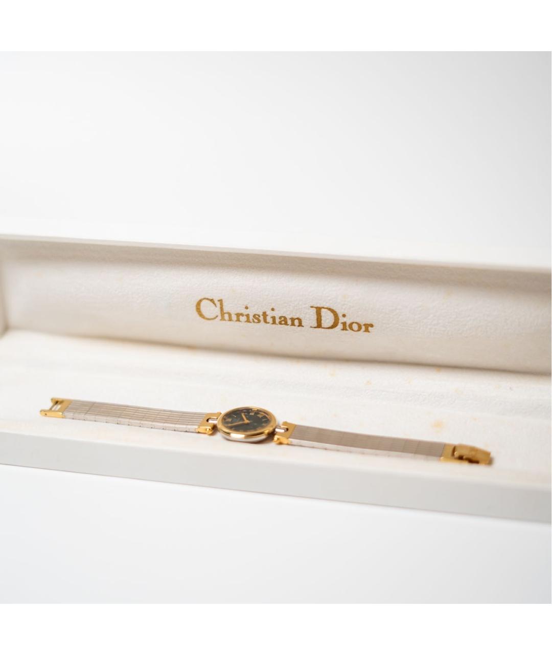 CHRISTIAN DIOR Золотые позолоченные часы, фото 6