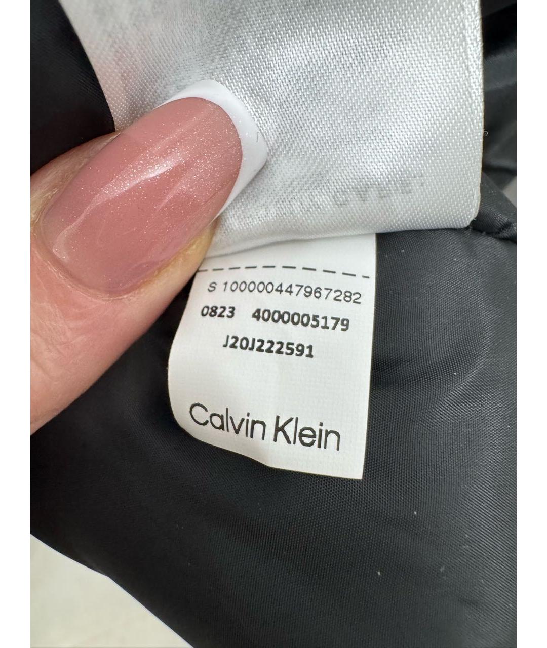 CALVIN KLEIN JEANS Черная полиэстеровая куртка, фото 7