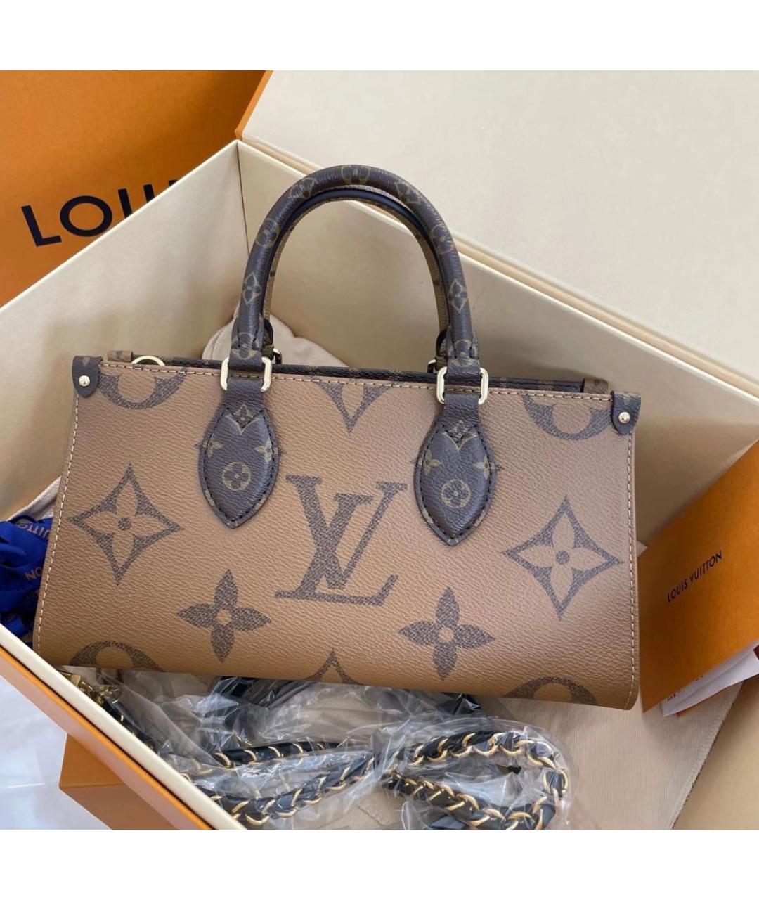 LOUIS VUITTON Коричневая сумка через плечо, фото 3