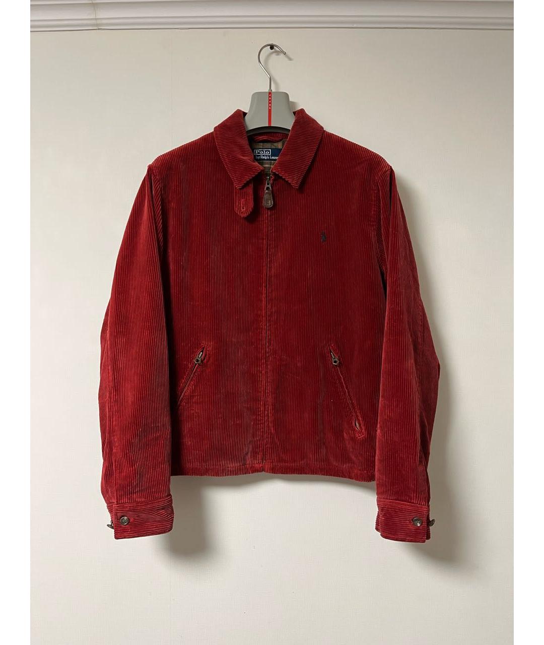 POLO RALPH LAUREN Красная велюровая куртка, фото 9
