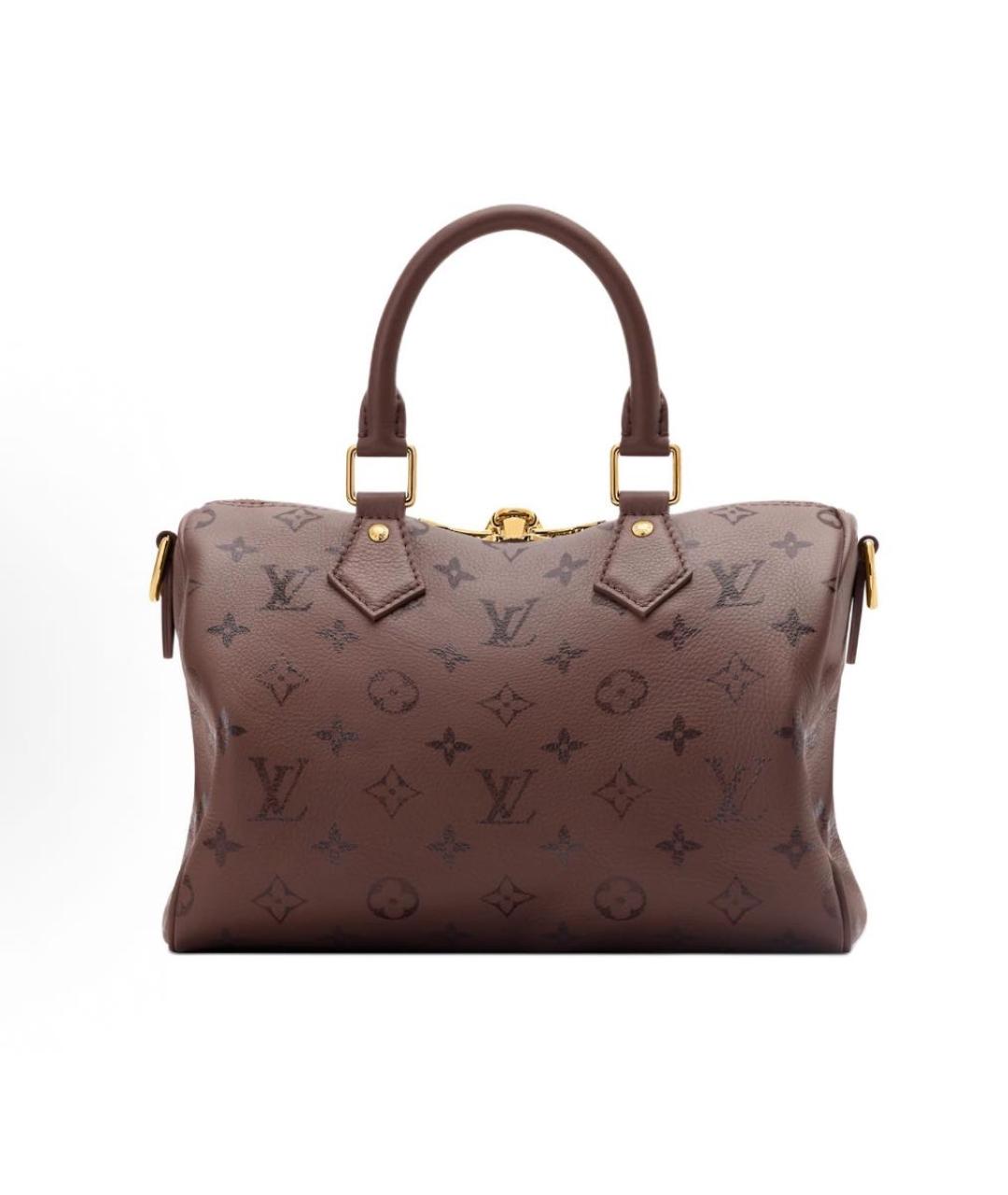 LOUIS VUITTON Коричневая сумка с короткими ручками, фото 3