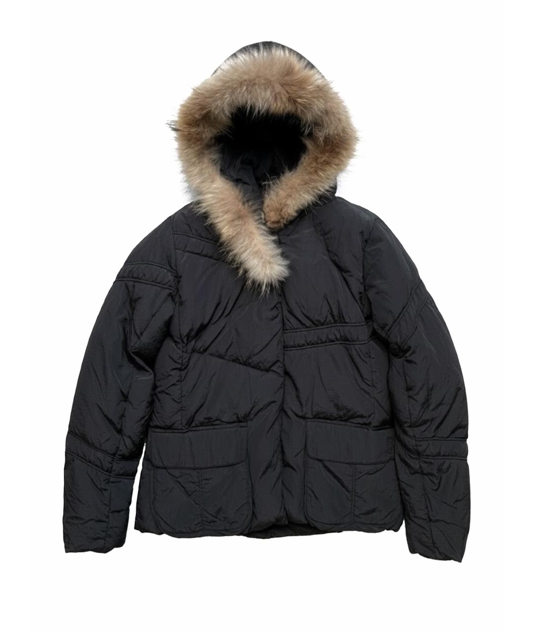 VERSACE Черный пуховик, фото 1