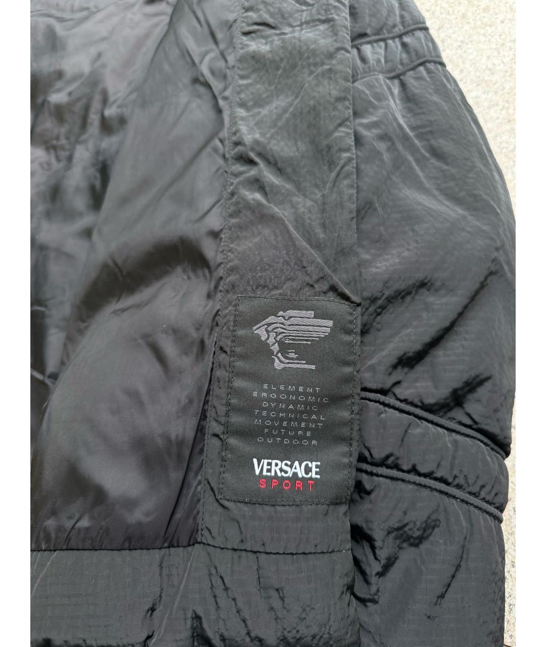 VERSACE Черный пуховик, фото 7