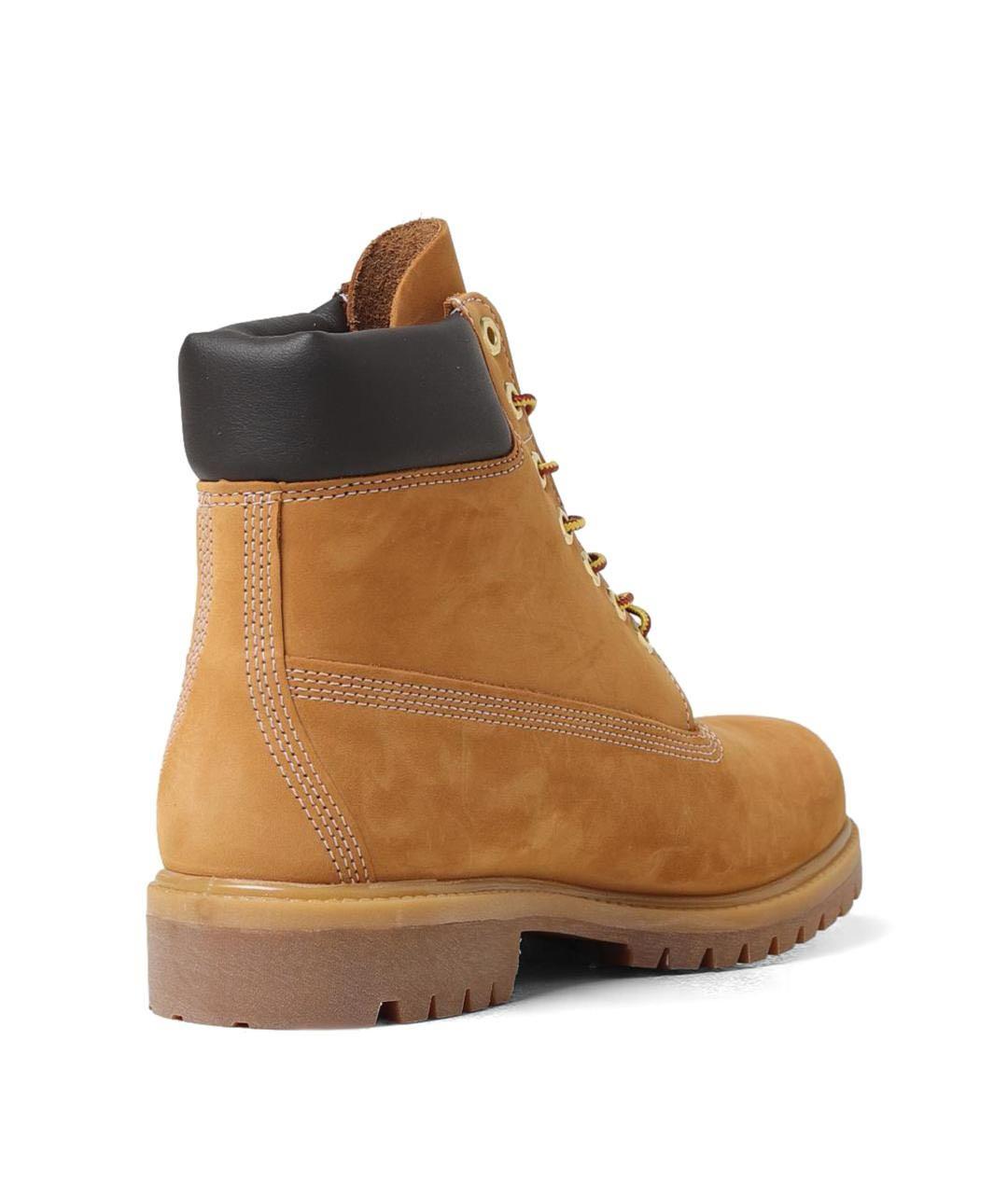 TIMBERLAND Горчичные нубуковые высокие ботинки, фото 3