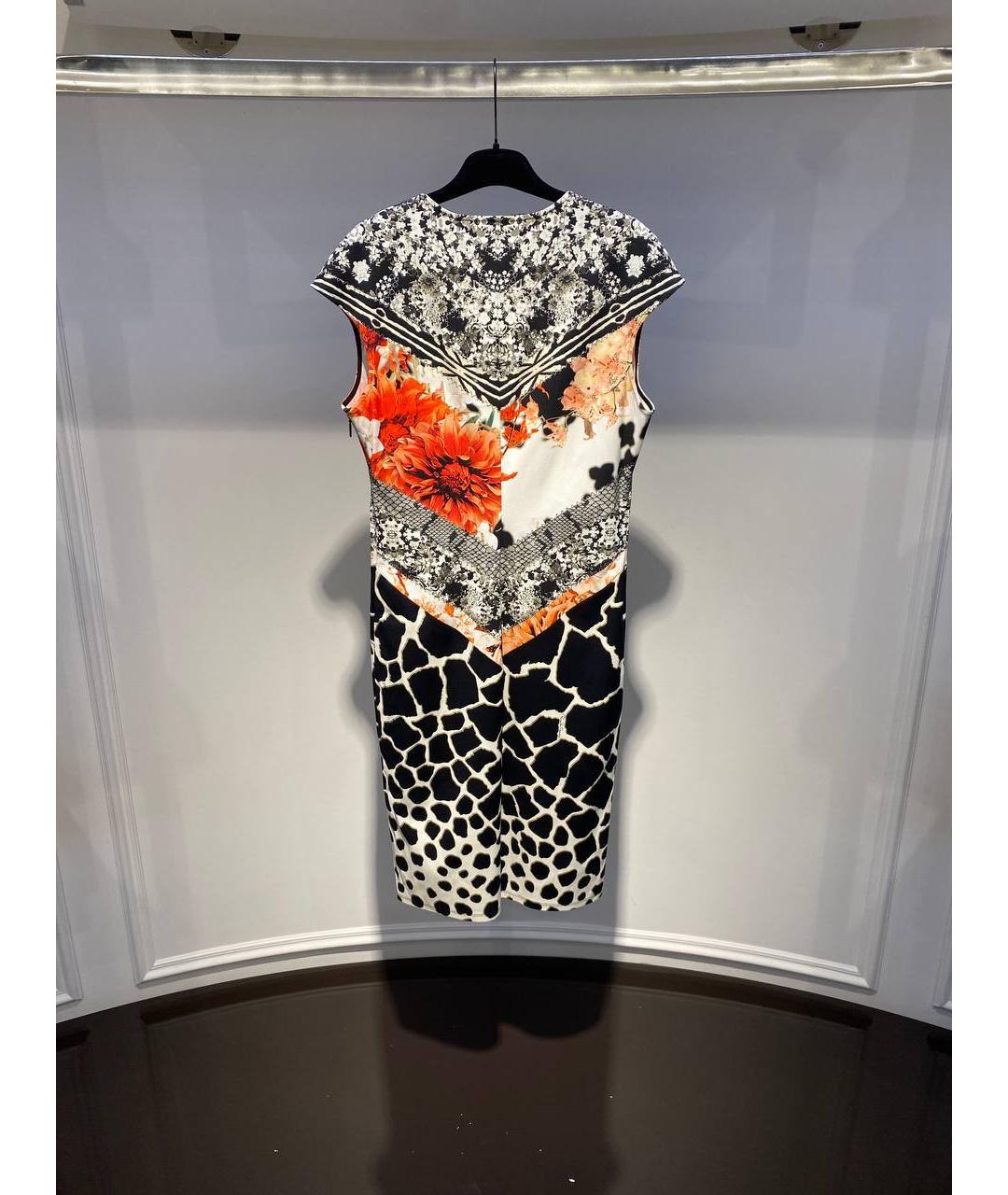 ROBERTO CAVALLI Мульти вискозное вечернее платье, фото 3