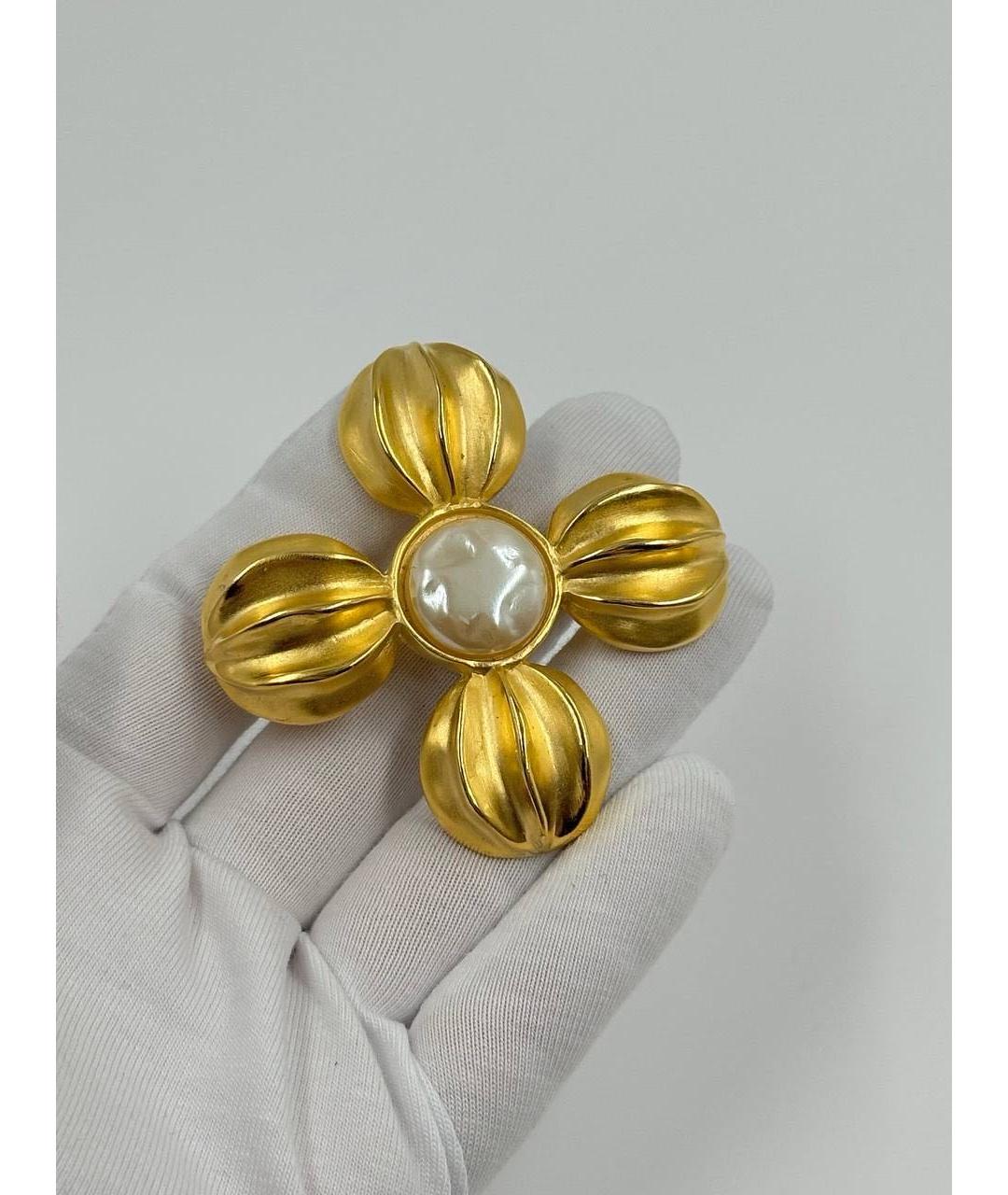 GIVENCHY Золотая позолоченная булавка / брошь, фото 3