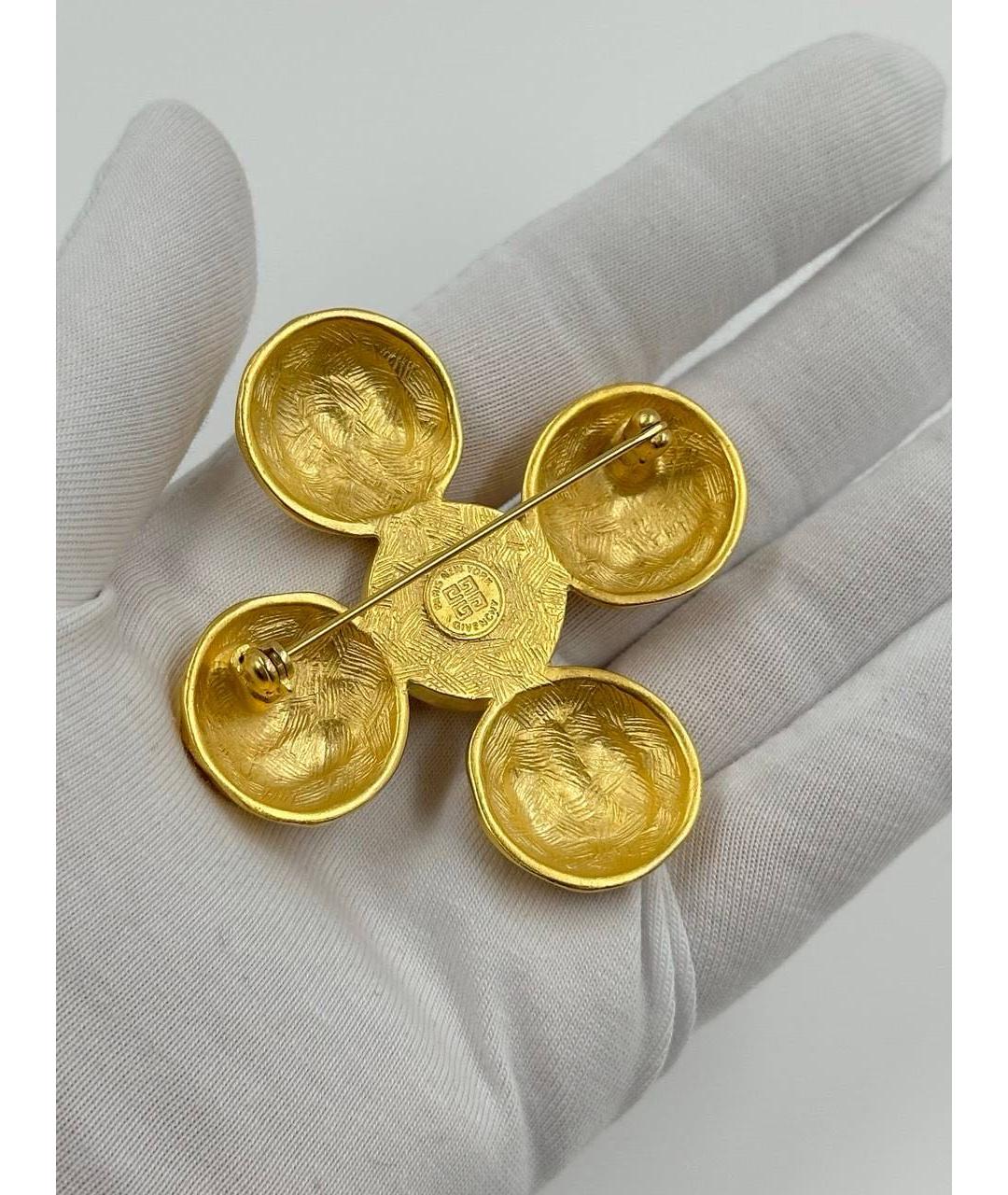 GIVENCHY Золотая позолоченная булавка / брошь, фото 4