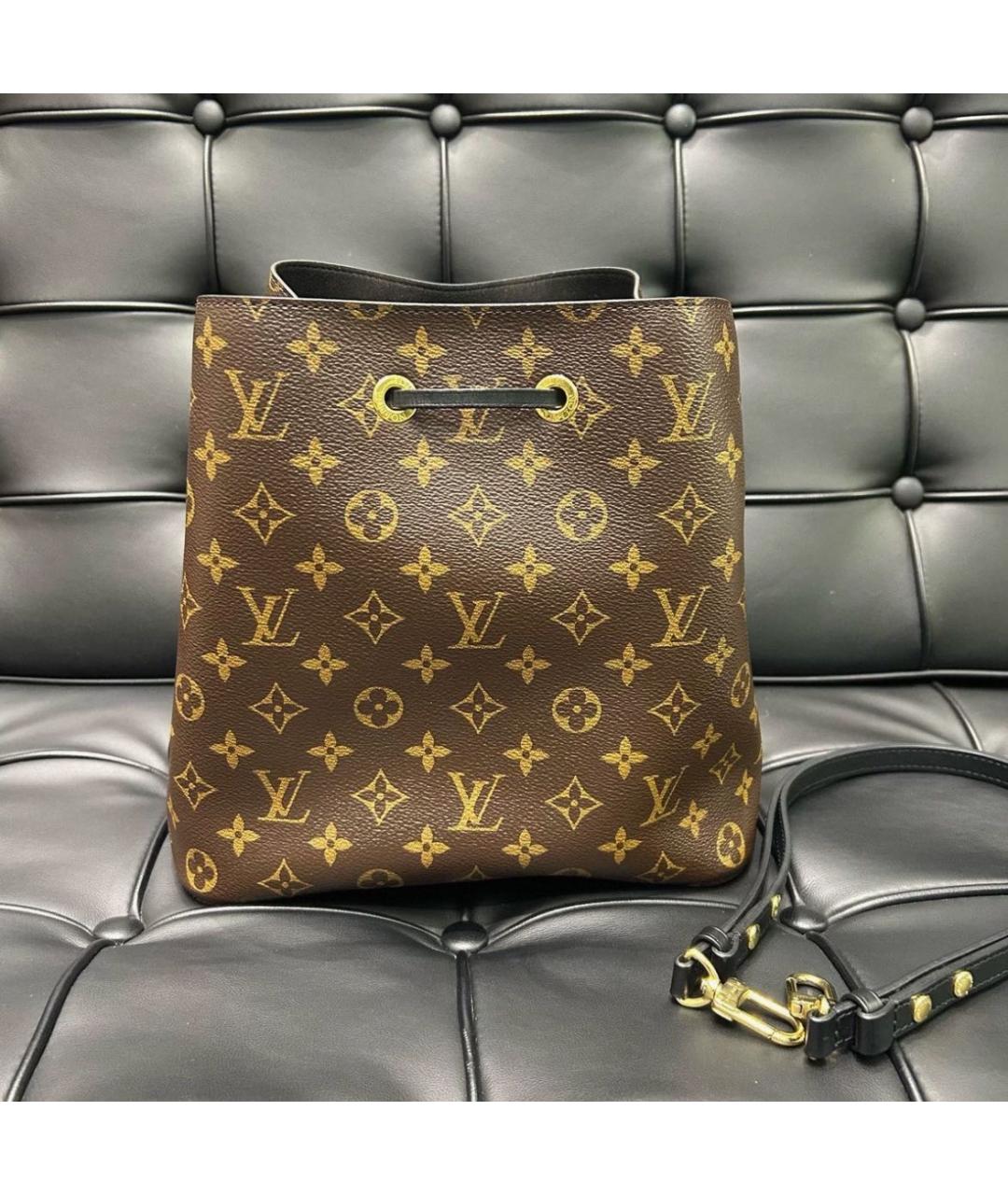 LOUIS VUITTON Коричневая сумка через плечо, фото 3