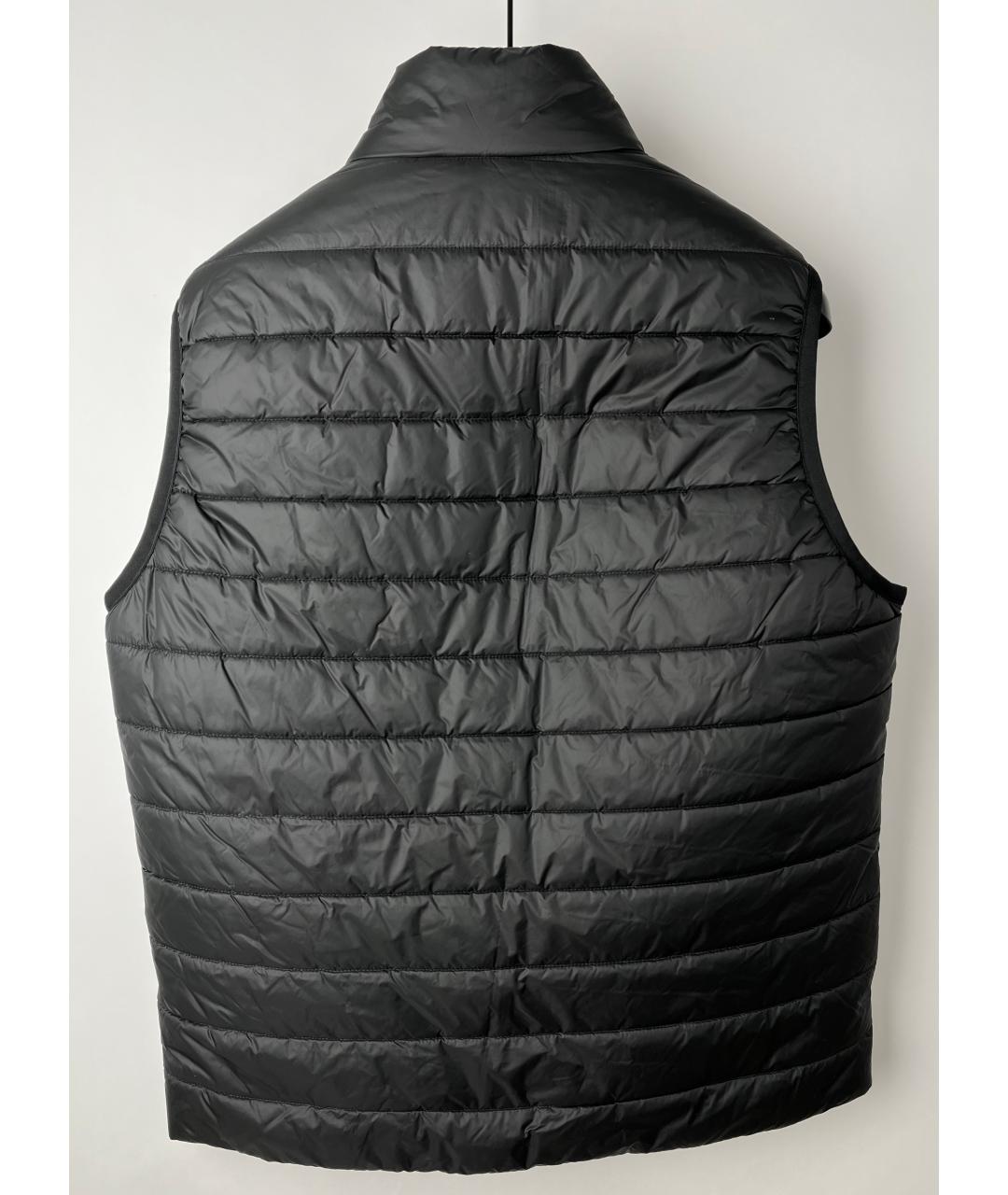 HUGO Черный полиэстеровый жилет, фото 3