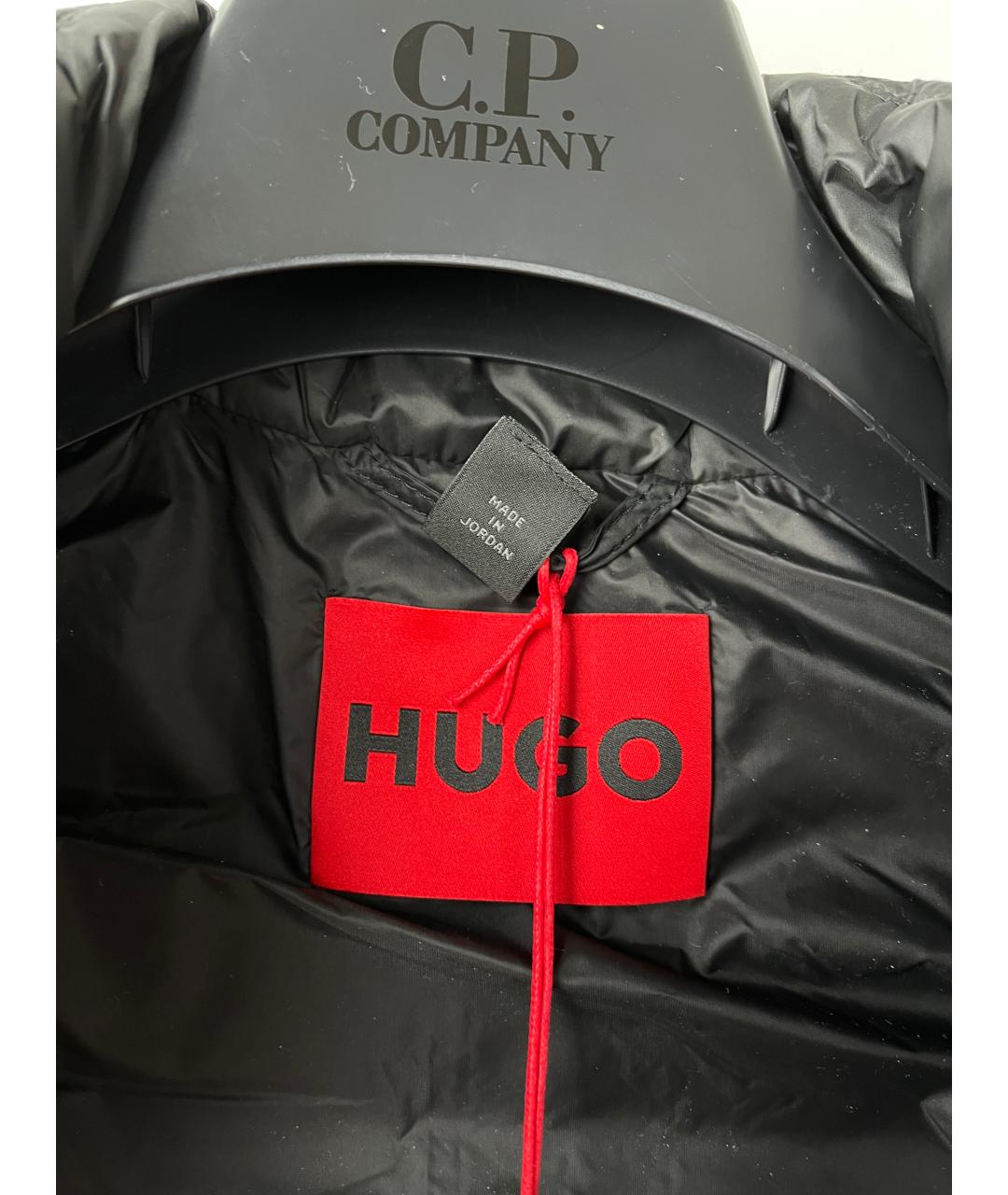HUGO Черный полиэстеровый жилет, фото 8