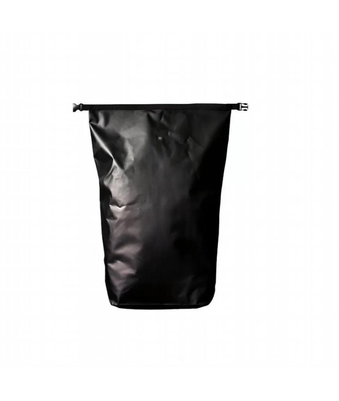 YEEZY Черный кожаный рюкзак, фото 1